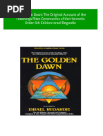 (FREE PDF Sample) The Golden Dawn The Original Account of The Teachings Rites Ceremonies of The Hermetic Order 6th Edition Israel Regardie Ebooks