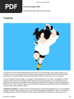 07 - Talents - Univers Dragon Ball