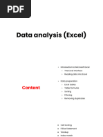 Module 3 - Data Analysis in Excel