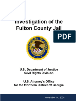 Fulton County Jail Findings Report