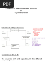 Class 12 DFA To RE - Arden's Theorem