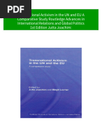 PDF Transnational Activism in The UN and EU A Comparative Study Routledge Advances in International Relations and Global Politics 1st Edition Jutta Joachim: Download