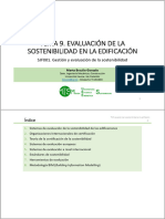 Tema 8 - Evaluación de La Sostenibilidad en Al Edificación