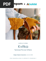 Kvitka Textured Flower Mittens Us