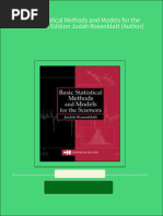 Instant Ebooks Textbook Basic Statistical Methods and Models For The Sciences 1st Edition Judah Rosenblatt (Author) Download All Chapters