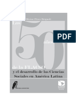 Los 50 Años de La FLACSO y El Desarrollo de Las CCSS en AL, Cap3 - Héctor Pérez - 2008 - Costa Rica, San Jose - FLACSO