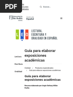 Guía para Elaborar Exposiciones Académicas - LEO Uniandes