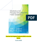 Statistics For People Who Think They Hate Statistics 7th Edition PDF