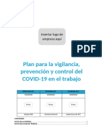 Plan para La Vig, Prev. y Cont. Del COVID-19