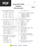 Differential Equation DPP 02 of Lec 03 Prayas JEE 2 0 2025