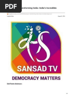 Isansad TV Transforming India - Indias Incredible Diaspora