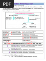 Unit III Normalization