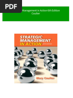 Full Download Strategic Management in Action 6th Edition Coulter PDF