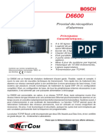 Frontal de Réception D'alarmes: Principales Caractéristiques..