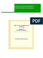 Instant Download The Two Gentlemen of Verona Webster S Thesaurus Edition William Shakespeare PDF All Chapter