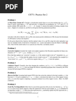 CS771: Practice Set 2: Problem 1