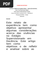 Paper de Estágio