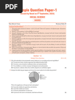 CBSE-10 SQP-1 Social Science