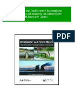 Wastewater and Public Health Bacterial and Pharmaceutical Exposures 1st Edition Victor M. Monsalvo (Editor)