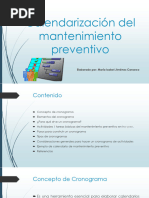 Calendarizacion Del Mantenimeinto Preventivo - 081934