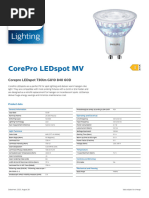 Corepro LEDspot 730lm GU10 840 60D