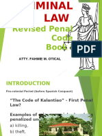 Criminal Law RPC Book 1 Fahmie M. Otical