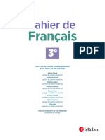 Cahier Francais 3e Corrige