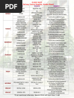 Gardenreach BNR Doctors Timing