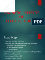 Magnetic Effects of Electric Current