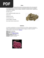 Minerales