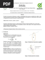 Péndulo Físico. INFORME UNICOR