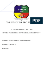 Physics Project 12th