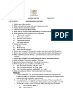 12 Cbse Chemical Kinetics Q. Bank