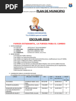 PLAN DE MUNICIPIO ESCOLAR 2024 4° Grado