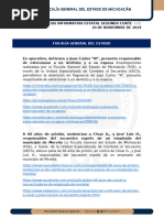 Síntesis Informativa Estatal (Segundo Corte) 10 de Noviembre de 2024