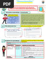 Ficha de Trabajo 4to G y H