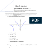 Math7 - SampleExam Chapter 1 Problems