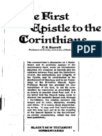 1968 Barett, C. K. - The First Episte To Corinthians BNTC