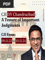 DY Chandrachud: A Tenure of Important Judgments