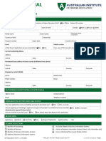 1 International Student Application Form