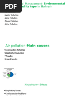 Environmental Management - Environmental Pollution and Its Type in