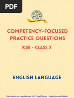 ICSE Class 10 English Language Item Banks