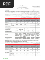 01 Key Fact Statement For PKR Savings Accounts 2421 Jan To June 2023