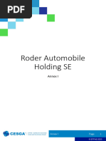 EFFAS CESGA 4 0 Module 9 Annex I Roder Automobile Holding