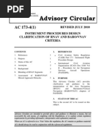 Advisory Circular: Revised July 2010 Instrument Procedures Design Clarification of Rnav and Baro/Vnav Criteria