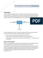 Computer Fundamentals