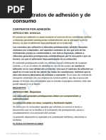 14 - Contrato de Adhesion y Contratos de Consumo