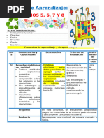 Sesión Día 2 Mat Formamos 5, 6, 7 y 8