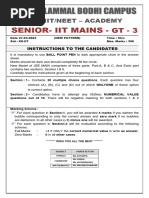 Xii-Iit GT - 3 Final - Question Paper - 27.03.2024