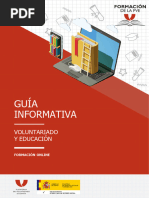 Guia Informativa Voluntariado y Educacion.